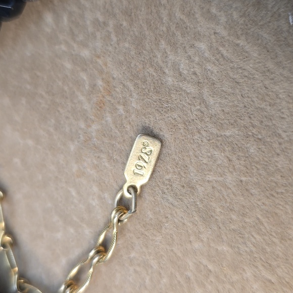 1928 Jewelry Black Beaded Choker - Picture 3 of 8